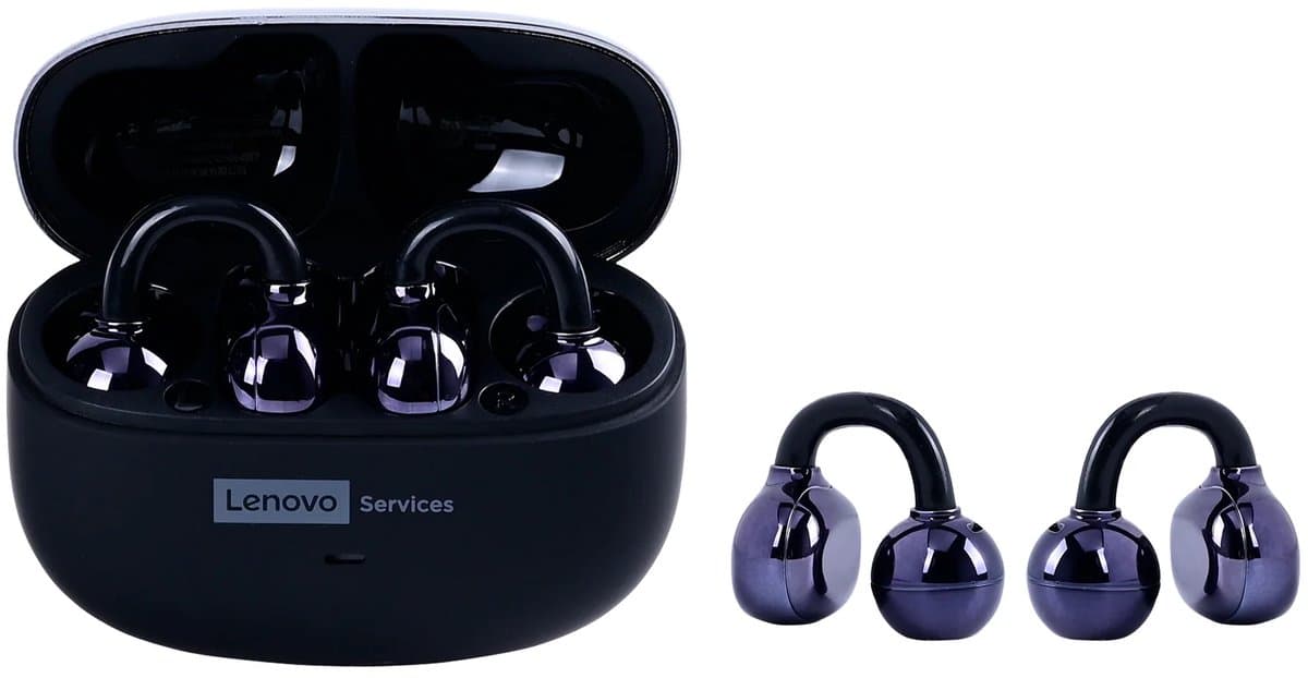Lenovo LE302 Wireless Earbuds Black — afbeelding 1