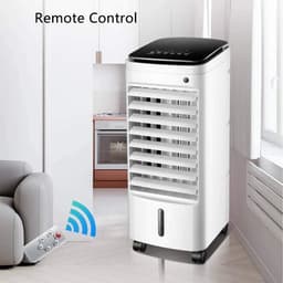Mobiele airco ventilator - Persoonlijke koeler - Persoonlijke verkoeling - Watergekoeld - Compact formaat - Wit — thumbnail 5