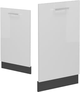 Vaatwasser paneel - Frontpaneel Keuken - Keukenrenovatie - Geïntegreerd Ontwerp - 45 cm breed - Wit hoogglans — thumbnail 5