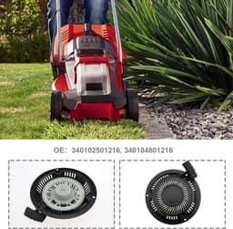 Dailygoods - Grasmaaier Terugslag Starter Vervanging - Grasmaaier Accessoire - Duurzaam Metaal - 170 mm Gatenafstand - Voor Hecht Grasmaaiers - 1x Ter... — thumbnail 5
