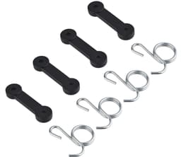 Dailygoods- Grasklep 4x Vergrendeling - 4x Haak - Vervanging voor Husqvarna - Onderdeelnummer 532160793 - Geschikt voor 42"/46" Dekken - Compatibel met Diverse Modellen — thumbnail 4