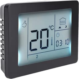 Slimme Thermostaat - WiFi Regelaar - Huis Verwarmen - 7 Dagen Programmeerbaar - Touchscreen Bediening - Wit — thumbnail 1