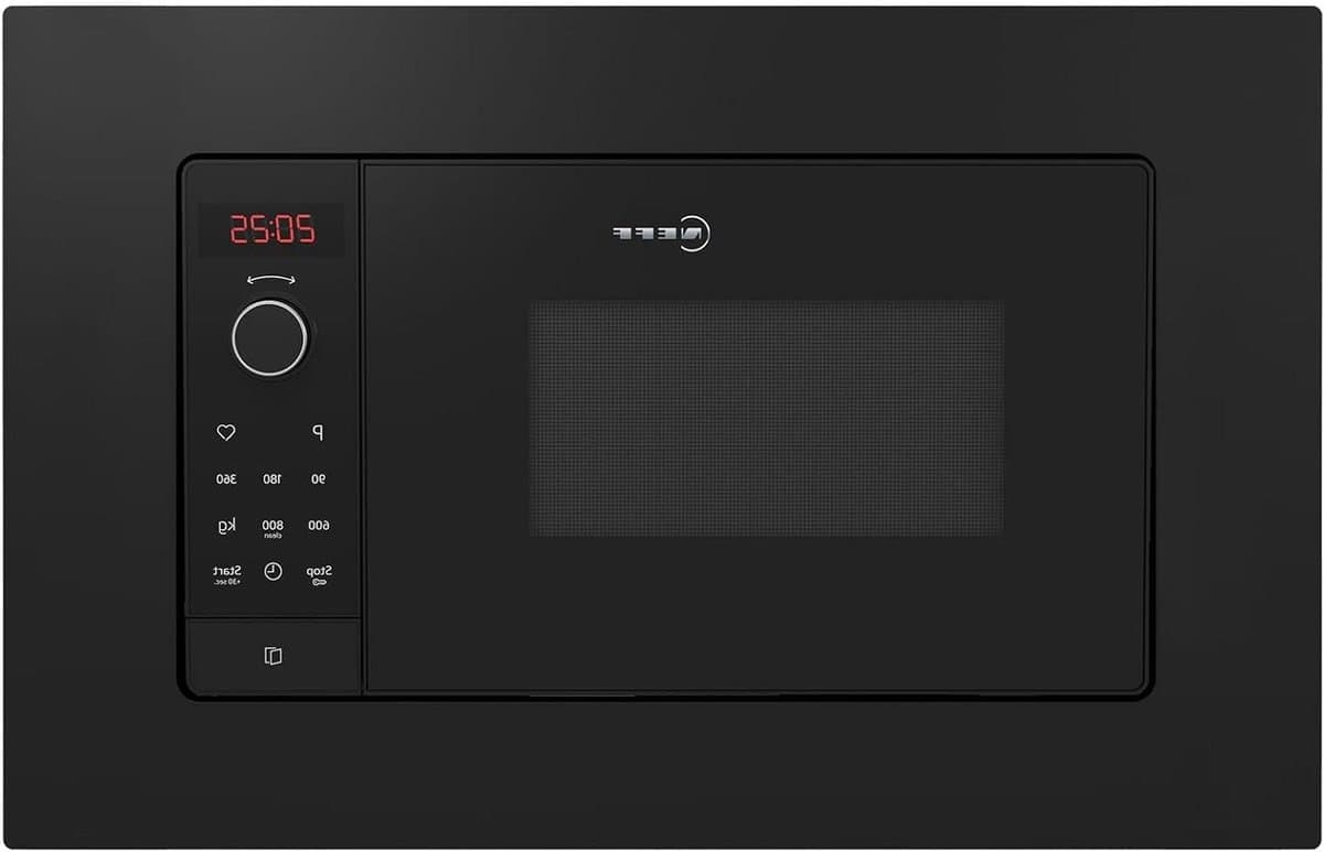 Inbouwmagnetron Zwart - Magnetron Oven - Snel Gerechten Opwarmen - Easy Clean Zelfreiniging - 20 Liter - Zwart — afbeelding 1