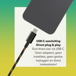 HOUSE OF MARLEY Smile Jamaica USB-C In-ear Bedrade oordopjes Met Noise-cancelling Rasta — thumbnail 3