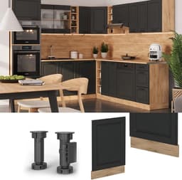 Vaatwasserpaneel - Frontpaneel Vaatwasser - Keuken Inrichten - Uitbreidbaar Systeem - 45 cm - Antraciet — thumbnail 3