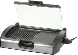 Steba VG200 - Elektrische Barbecue - Tafelgrill - met glazen deksel - 29x40 cm - 2200 Watt — thumbnail 1