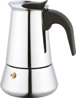 Koffiepot Italiaanse Espresso Maker INDUCTIE - 200ml - 4 kopjes - Moka Express Percolator 4 kops Roestvrijstaal - Palermo — thumbnail 1