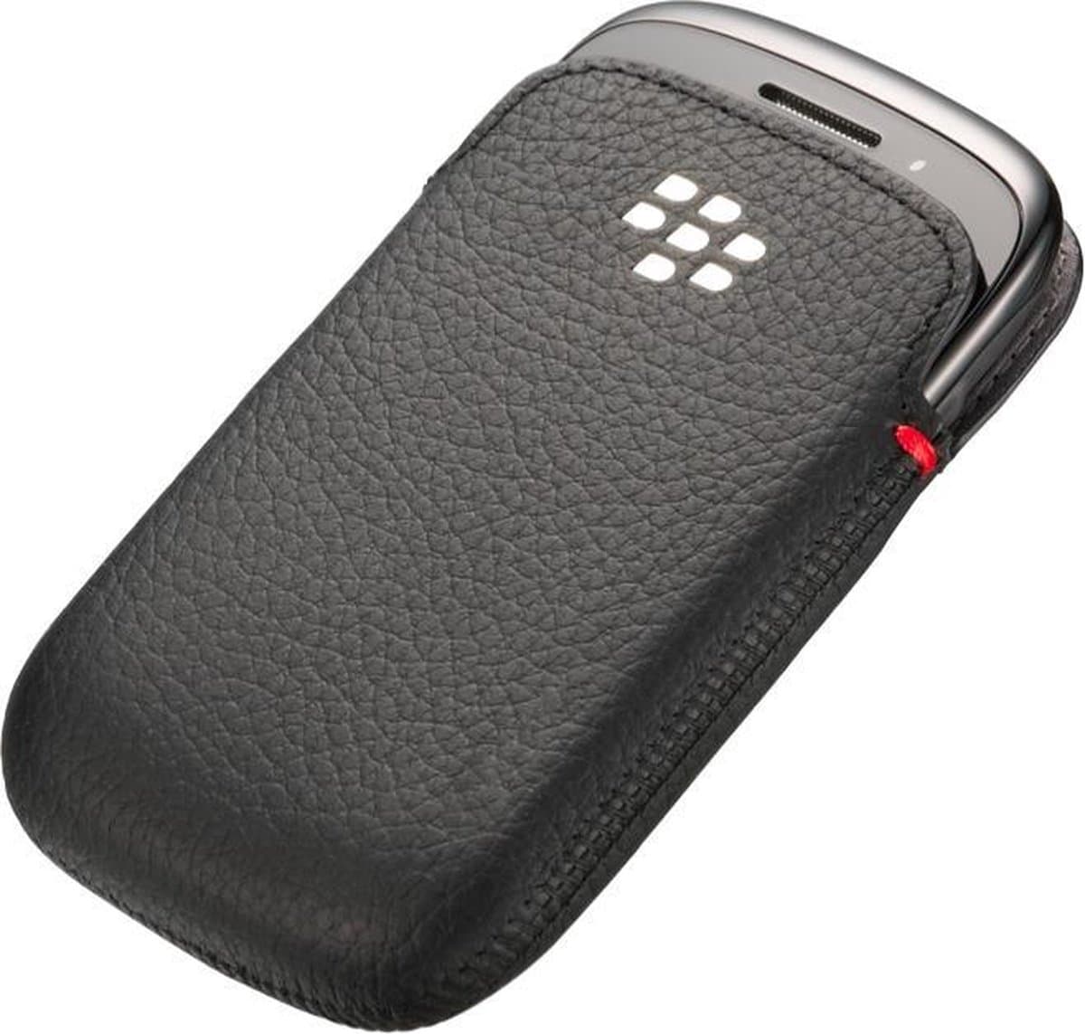 BlackBerry Leather Pocket - Zwart — afbeelding 1