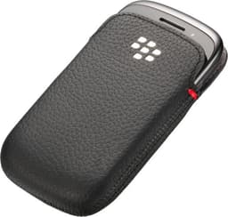 BlackBerry Leather Pocket - Zwart — thumbnail 1