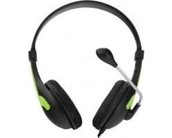 Esperanza EH158G hoofdtelefoon/headset Hoofdband Zwart, Groen