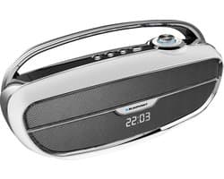 Vintage Bluetooth Speaker with Subwoofer White