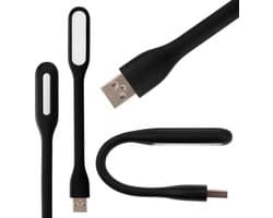 Flexibele USB LED Lamp – Laptop leeslampje - Zwart