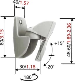 Vogel's VLB 500 Speaker muurbeugel voor surround- en hi-fi luidsprekers tot 5 kg. — thumbnail 2