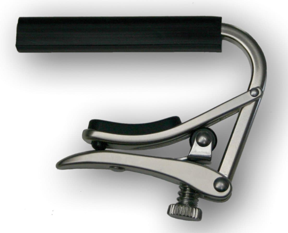 Shubb C2N Brushed Nickel Standard capo voor klassieke gitaar — afbeelding 1