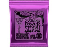 Ernie Ball 2620 Power Slinky elektrische gitaarsnaren 7-snarig (011-058)