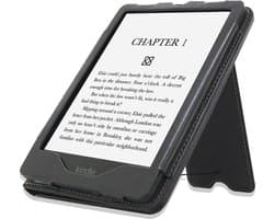 Goodline® - Hoesje geschikt voor de Amazon Kindle Paperwhite (6.8") 11th Generation - 2in1 Hoes / Stand Cover / Sleepcover - Zwart