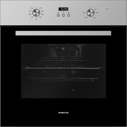 Inventum IOH6070RK Inbouwoven - 65L - Hetelucht & Grill - 60cm - 50-250°C - 8 standen - Zwart/RVS — thumbnail 1