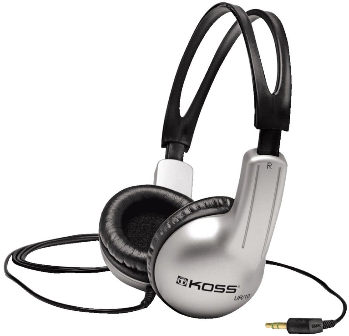 Koss UR 10 - On - Ear - koptelefoon - Zwart/Zilver — afbeelding 1