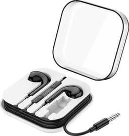 HOCO M1 Max Crystal - In Ear Oordopjes - Met draad en microfoon - 3,5mm Jack Aansluiting - Zwart — thumbnail 4