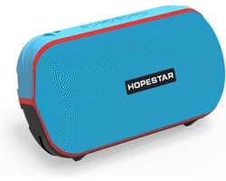 Hopestar T6 Mini Blauw -luidspreker Draagbare draadloze luidspreker Draagbare waterdichte luidspreker Soundbar