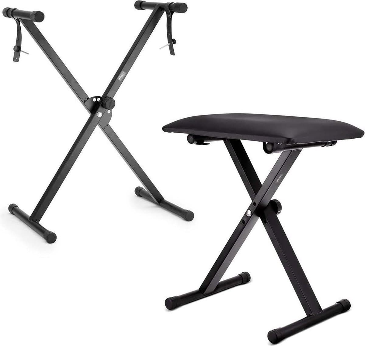 Keyboard standaard met pianokruk — afbeelding 1