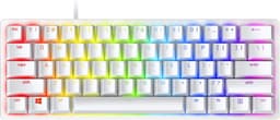 Razer Huntsman Mini - Gaming Toetsenbord - Clicky Purple Switch - RGB - 60% Layout - Qwerty - Wit — thumbnail 1