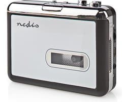 Nedis Cassetteadapter – Converter en Speler – Cassette naar MP3 – Draagbaar – Plug & Play