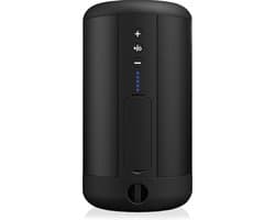 Wuff Speakers - Draadloze Bluetooth Speaker Met Powerbank Functie - 12 uur Batterij - Waterproof - Indoor & Outdoor - Zwart