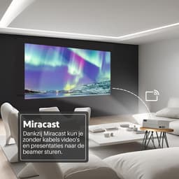 Salora BEAMER6042 - Beamer - Projector - Mini beamer - Full HD - 400 Ansi Lumens - Mirror cast — thumbnail 5