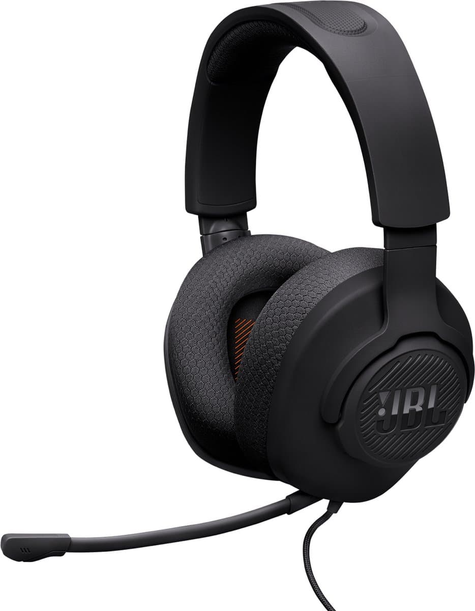 JBL Quantum 100 M2 - Bedrade Gaming Headset - Over-ear Koptelefoon met Afneembare Microfoon - 3.5 mm Jack - Voor PC, PlayStation, Xbox & Switch - Zwart — afbeelding 1