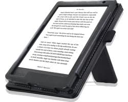 Goodline® - Hoesje geschikt voor de Kobo Aura Edition 2 (6") N236 - 2in1 Stand Cover / Hoesje / Sleepcover - Zwart