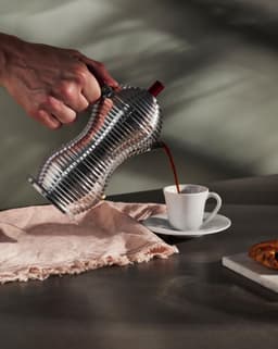 Alessi Pulcina Percolator 3 kops rood — thumbnail 3
