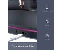 Huisstofmijt Stofzuiger - UV Lamp Sterilisator - Matras, Tapijt, Meubel, Zetel & Bank Reiniger Apparaat - Bacterie, Mijt & Schimmel Bestrijder - Zonder Zak - USB Oplader -Goud