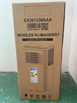 Mobiele airconditioner 9000 BTU/u, 2,5 kW. Luchtontvochtiger, met afzuigfunctie, afstandsbediening/APP-bediening/3 bedrijfsmodi/voor ruimtes tot 100 m³, 24-uurs timer. Energie-efficiëntieklasse A — thumbnail 2
