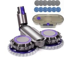 Elektrische Dweil Mop geschikt voor Dyson V7 V8 V11 V10 V15 Slim Steelstofzuiger – Dweilsysteem – Mondstuk - Vloerwisser– Stofzuigeraccessoires – Vloermop