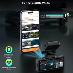 Ultra HD Auto Dashcam - 3840x2160P Frontale Dashcam - G-sensor, Loop-opname, Eenvoudige Installatie - Haarscherpe Beelden voor Veilig Rijden - Auto Dashboard Camera voor Ongeëvenaarde Opnamekwaliteit — thumbnail 3