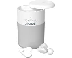 Akashi Kanzen Headset Draadloos In-ear Oproepen/muziek Bluetooth Wit