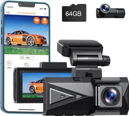 Dual Dashcam - Dashcam Voor en Achter - Auto Camera Dashcam - Dashcam Auto - Dual Dashcam voor Auto — thumbnail 1