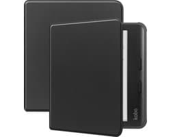 Hoes Geschikt voor Kobo Libra Colour - E-reader Hoesje Bescherm Hoesje Case Sleep Cover - Hoes Geschikt voor Kobo Libra Colour Hoesje - Zwart
