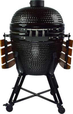 BLISS kamado 23 BBQ - houtskool barbecue - inclusief levenslange garantie, kooksysteem & meer accessoires. — thumbnail 4