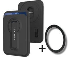 Caimco SafeCard Magsafe - Inclusief magnetische ring - Magnetische Kaarthouder - Magnetische Wallet Card Holder - Pasjeshouder - Reizen Gadget - Geschikt Voor iPhone, Anrdoid en alle andere soorten Smartphones