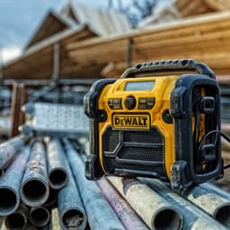 DeWalt DCR020 10.8-18V Li-Ion Accu bouwradio - DAB+ - werkt op netstroom & accu — thumbnail 5