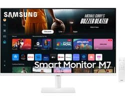 Samsung Smart LS32DM703UUXEN - 4K Smart Monitor - Apple AirPlay - Tizen - Wi-Fi - Bluetooth - 32 Inch