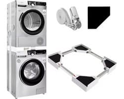 Lion D'or® - Tussenstuk Wasmachine Droger - Stapelkit Wasmachine Droger - Tussenstuk Universeel - Verstelbaar