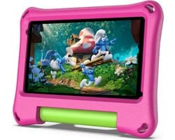 CosmoToys® Kids Tablet - Kindertablet - Tablet Kinderen - Vanaf 3 Jaar - Speelgoed voor in de Auto & Onderweg - 7 Inch - Android 11 - Ouderlijk Toezicht - 3500 mAh - Roze