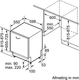 Siemens SN65ZX07CE - iQ500 varioSpeed Plus - Volledig integreerbare inbouwvaatwasser - Zeolith - Energielabel B - Home Connect — thumbnail 2