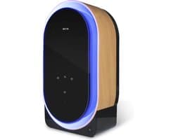 Deeya Desktop-luchtreiniger, luchtreiniger met HEPA-filter en UVB-desinfectiemiddel, nachtlampje, aromatherapie-functie, geïntegreerde audio-elektronica