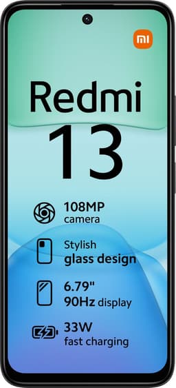 Xiaomi Redmi 13 - 6GB/128GB - Midnight Zwart — thumbnail 2