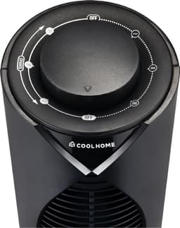 CoolHome CF2301 tafelventilator - Zwart — thumbnail 2