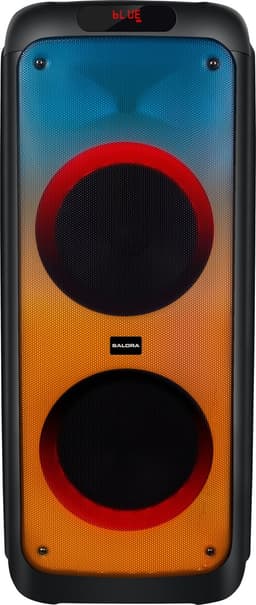 Salora PartySpeaker XL1 met ingebouwde accu, microfoon en frontverlichting — thumbnail 1